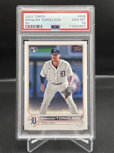 2022 Topps Spencer Torkelson SP PSA 10 Tigers