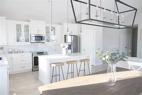 Open Concept Kitchen Showcases Modern Farmhouse Lighting Soul Lane