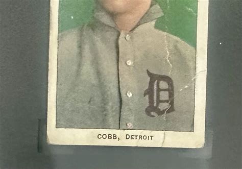 T Ty Cobb Green Portrait Sweet Caporal Sgc Hof Detroit