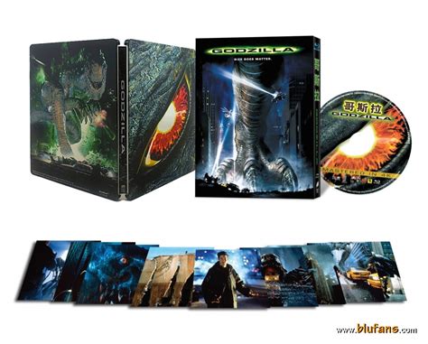 Godzilla (1998) (Blu-ray SteelBook) (Blufans Exclusive OAB) [China ...