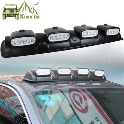 Xuanba W Led Light Bar Drl V De Voiture Toit D Couverte Lumi Res