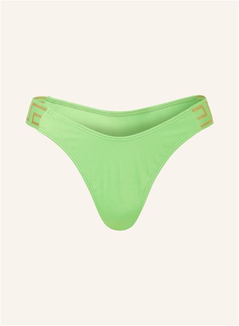 VERSACE Brazilian Bikini Hose in neongrün