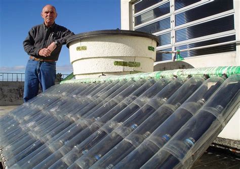 Cómo hacer un calentador solar con botellas de plástico 100 Funcional