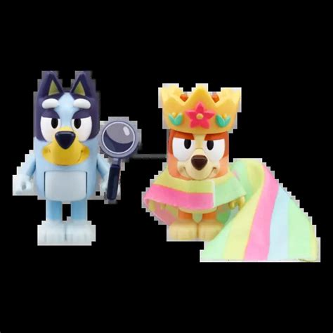 BLUEY QUEENS BINGO Bluey Figurines 2 Pack Figurines EUR 21 06