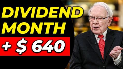 Warren Buffett S Top High Dividend Stocks To Buy Youtube