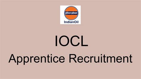 Iocl Apprentice Recruitment Apply Online For Posts