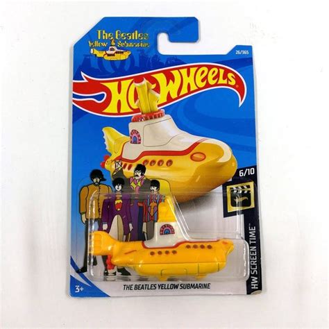 Carrinho Hot Wheels The Beatles Yellow Submarine Shopee Brasil