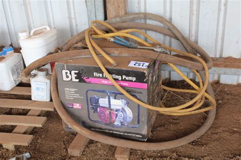 Lot 152 Honda GX200 Fire Fighting Pump AuctionsPlus