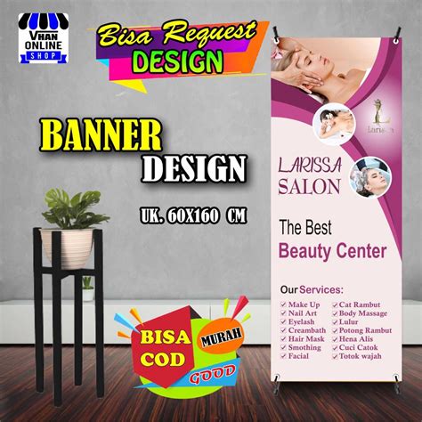 Jual Spanduk Banner Salon Perawatan Rambut Wanita Bagus Cantik