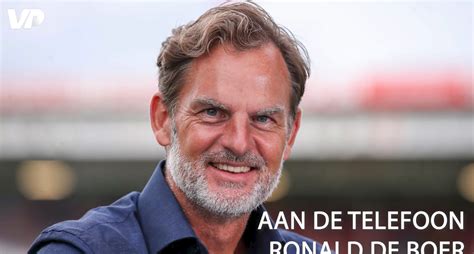 Ronald De Boer Laat Zich Uit Over Trainersvacature Ajax Dat Zou Ik