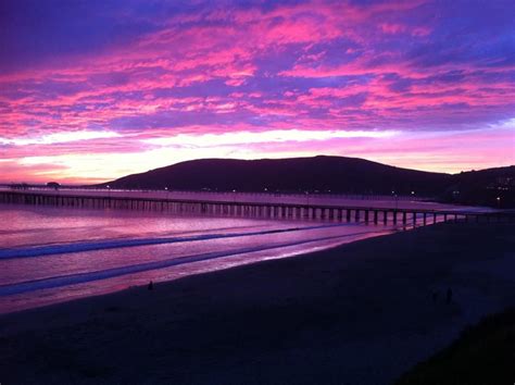 Avila Beach At Sunset Avila Beach California Girls Golden State