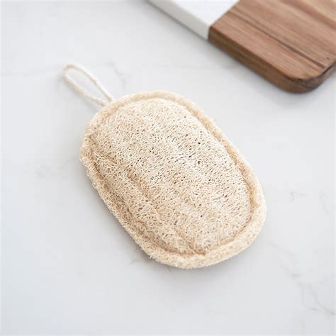 Natural Loofah Kitchen Sponge Compostable Dish Scrubber Greenlivinglife