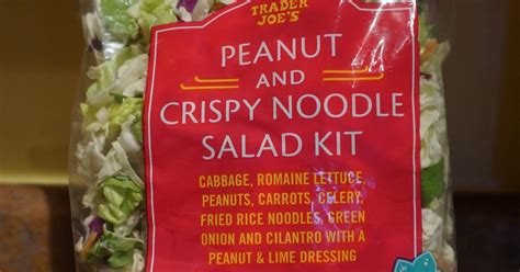 Exploring Trader Joe S Trader Joe S Peanut And Crispy Noodle Salad Kit