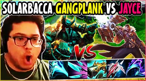 Solarbacca Gangplank Vs Jayce Top Euw Master Patch 14 7 Youtube