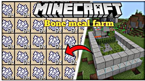 Bone Meal Farm In Minecraft I How To Make Bone Meal Farm I Bone Meal