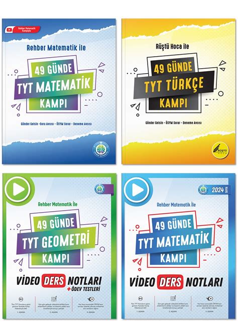 49 Günde TYT Matematik Geometri Türkçe Video Ders Notları Kampı 4