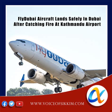 FlyDubai Plane Safety Landed After Engine Issue From Kathmandu During