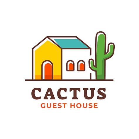 Premium Vector Beautiful Cactus Logo Template