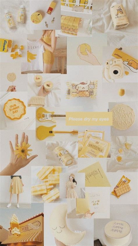 T Ng H P Yellow Background Aesthetic Wallpaper Ch T L Ng Cao T I