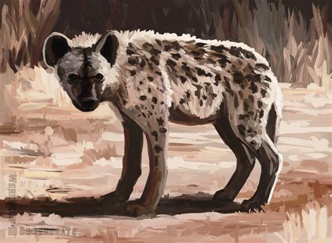 Hyena Speedpaint By Werewolfdegenerate On Itaku