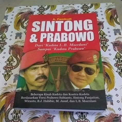 Jual Buku Sintong Dan Prabowo Shopee Indonesia