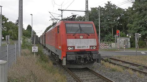 Db Met Goederentrein Komt Door Station Emmerich Elten Youtube