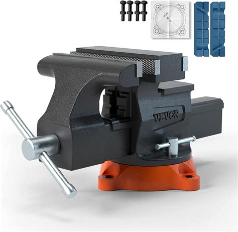 Vevor Bench Vise Jaw Width Forward Reverse Opening