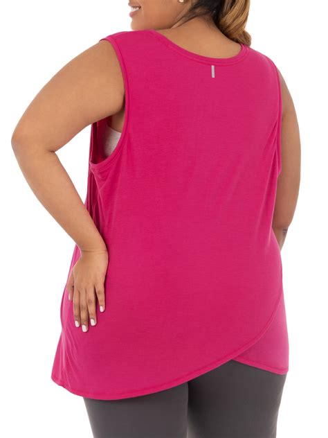 Athletic Works Athletic Works Womens Plus Size Active Crossover Tank