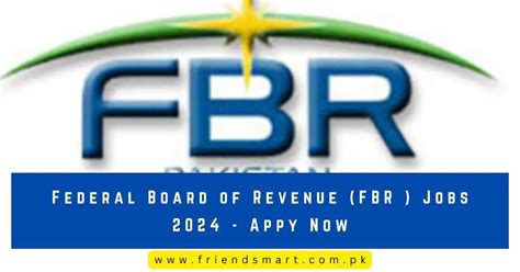 Federal Board Of Revenue Fbr Jobs Appy Now