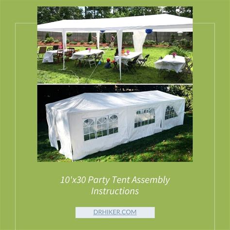 X Party Tent Assembly Instructions Step By Step Guide