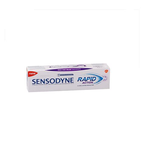 SENSODYNE TOOTHPASTE 75ML RAPID ACTION Shop More Pay Less