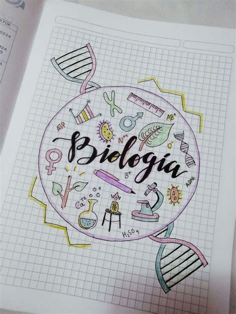 Biologia Copertine Raccoglitori Quaderno Per Appunti Idee Per Notebook