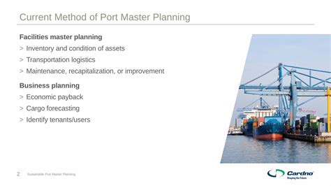 PDF Sustainable Port Master Planning Results Directaapa Files Cms