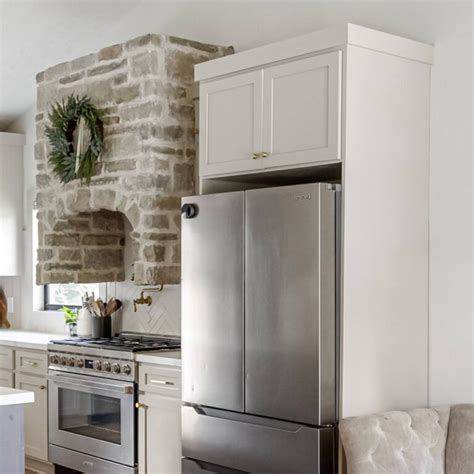 How to Build a DIY Refrigerator Cabinet - Crystel Montenegro Home