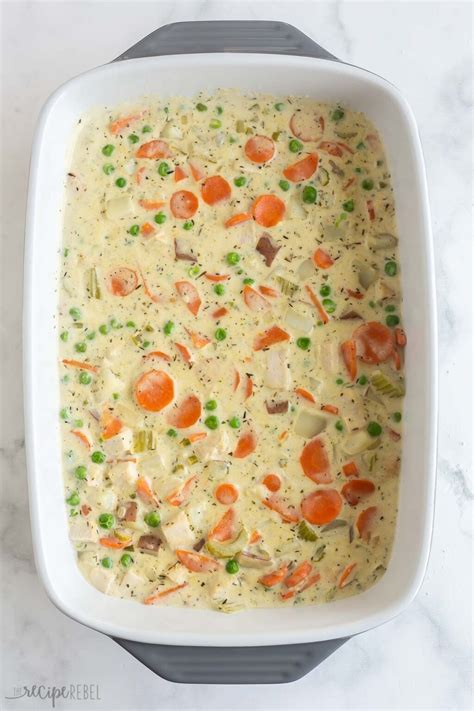 Chicken Pot Pie Casserole - [VIDEO] The Recipe Rebel