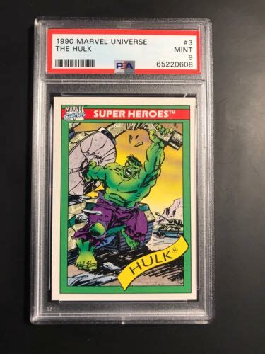 1990 Marvel Universe PSA Graded Cards Impel Pick EBay