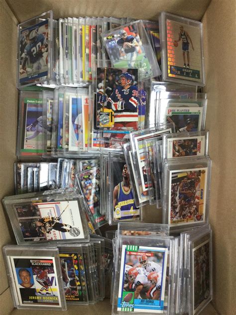 Lot Assorted Vintage Sports Trading Cards