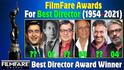 Filmfare Best Director Awards All Time List All