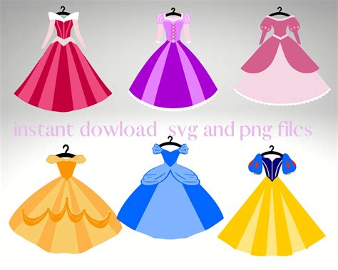 Princess Dress Svg Wedding Dress Svg Cinderella Dress Dxf