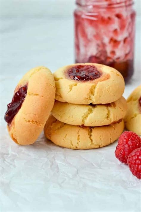 Raspberry Jam Drop Biscuits Baking Recipes The Cooking Collective