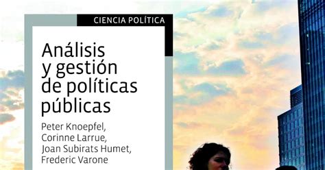 Análisis Y Gestión De Políticas Públicas Resumen En Pocas Palabras