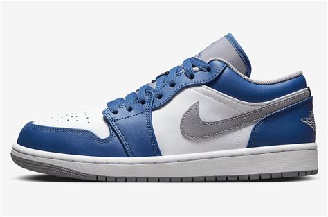 Air Jordan 1 Low True Blue 553558-412 Release Date + Where to Buy | VIBEANT