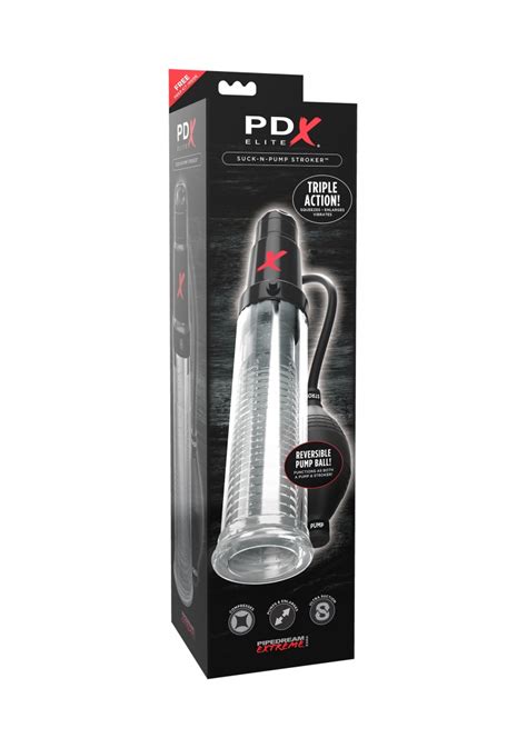 Pdx Elite Suck N Pump Vibrator Bg