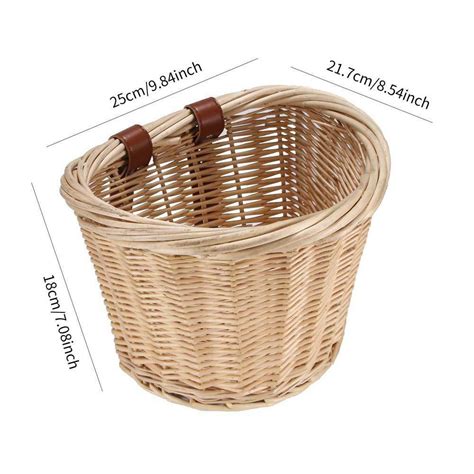 Wicker Woven Bike Basket – All Around E-Bikes, LLC