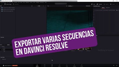 Exportar Varias Secuencias En Davinci Resolve Youtube