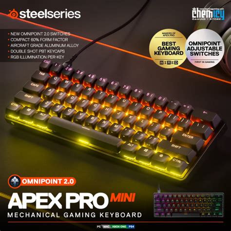 Jual Steelseries Apex Pro Mini Omnipoint Rgb Mechanical Gaming