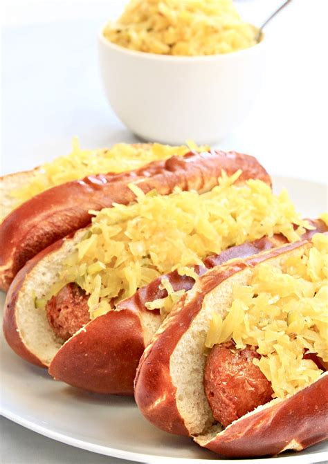 Sauerkraut Hot Dog Topping ~ 5 Minute Recipe ~ This Wife Cooks™