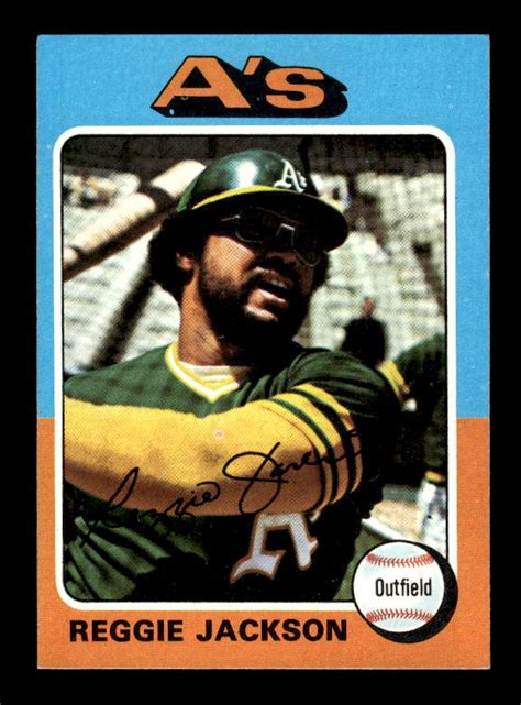 1975 Topps 300 Reggie Jackson Nm