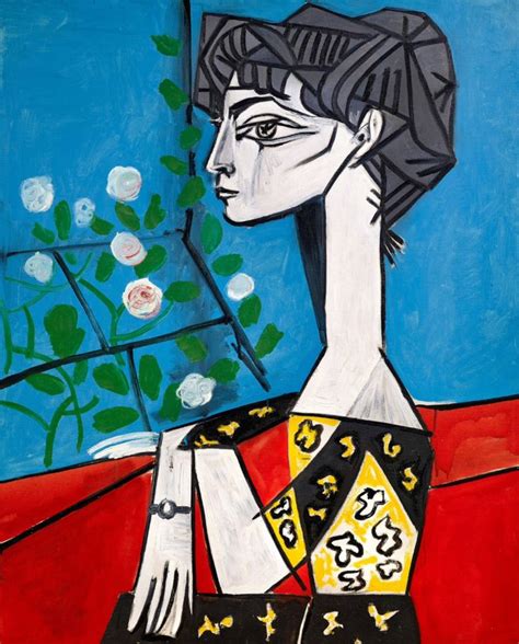 Jacqueline Aux Fleurs By Pablo Picasso Pinturas De Picasso Arte De