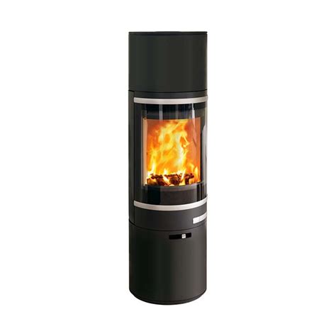 Scan 85 4 Maxi Woodburning Stove Elegant Sliding Door Unique Flame Picture Logburners